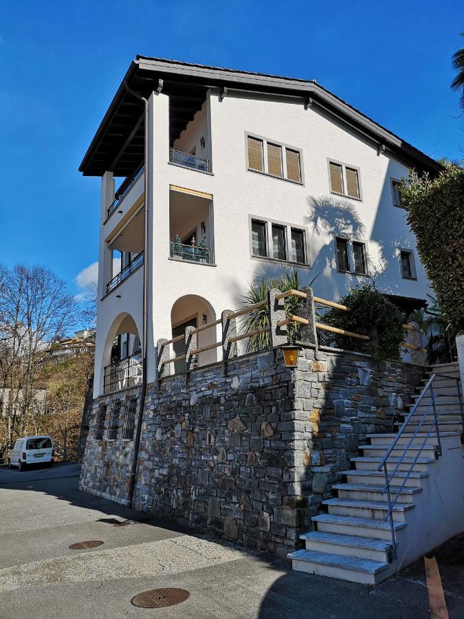 1 Zimmer Apartment Mit Seesicht Und Pool Gambarogno المظهر الخارجي الصورة